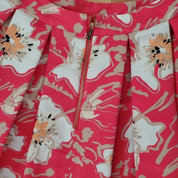 Karl Lagerfeld Pleated Pink Skirt Size L - Picture 3 of 4